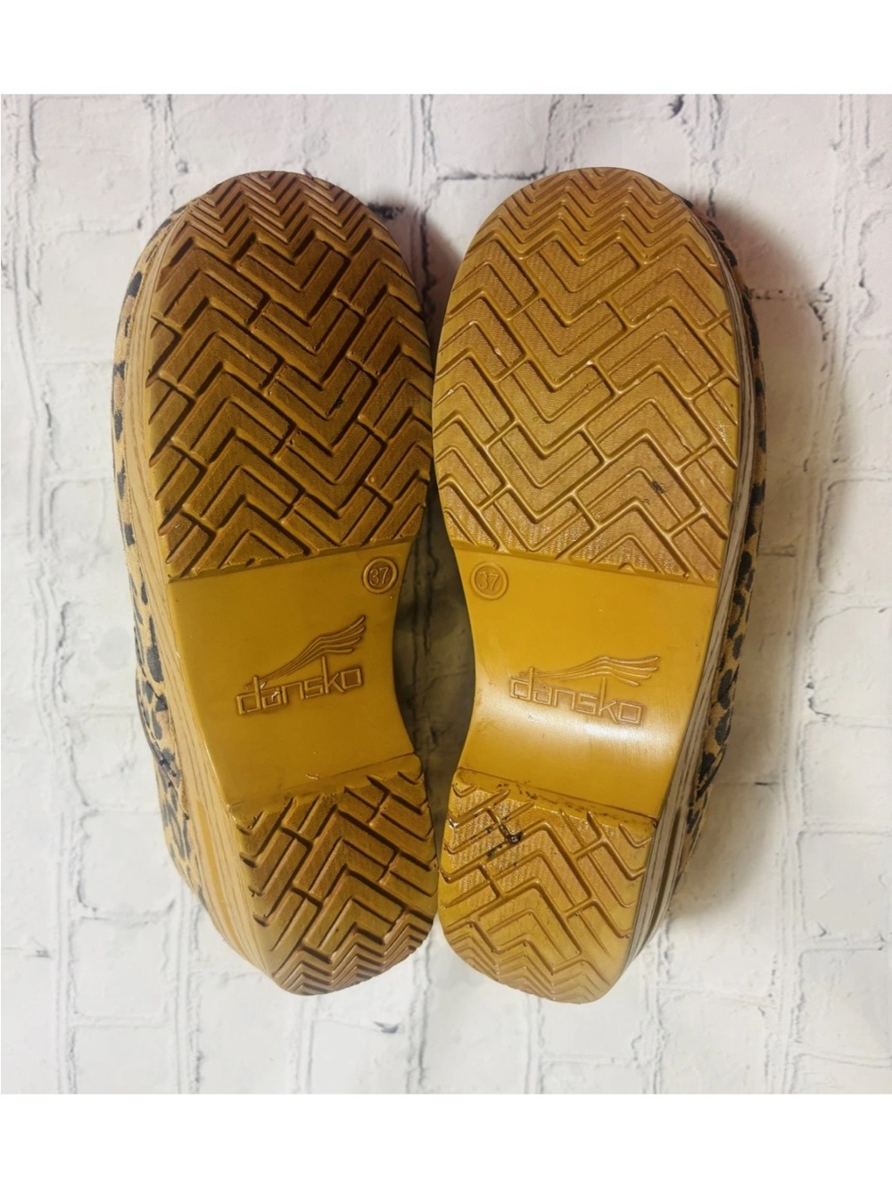 Dansko Professional Leopard Print Suede Leather Clogs Shoes Women's Size 37 - Picture 8 of 12